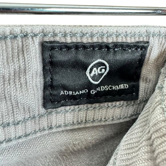 Adriano Goldschmied AG The Tellis Modern Slim Gray Corduroy Pants Men's 30 x 34 - Picture 6 of 9